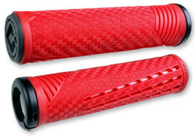 ODI 'CONNOR FIELDS' V2.1 Lock-On Grips RED/WHITE