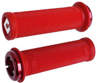 ODI 'RUFFIAN MINI' V2.1 Lock-On Grips RED