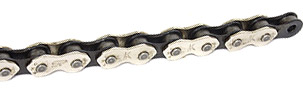 KMC 'K 810' Solid Narrow 3/32" Chain&nbsp;Silver / Black