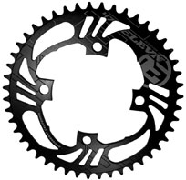ELEVN "FLOW" 4-Loch-Kettenblatt Ring -Black