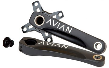 AVIAN Cadence 2-Pc CNC Cranks black