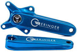 NEW! BEHRINGER ELITE PRO 2-Pc Cranks 24mm Blue