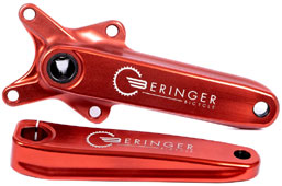 NEW! BERINGER ELITE PRO 2-Pc Cranks 24mm RED