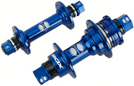 BOX "HARMONIC" MINI HUB Set Front & Rear BLUE