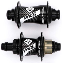 PRIDE  'CONTROL'  BMX Disc-Hubs Set Black