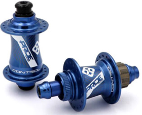 PRIDE  'CONTROL'  BMX Disc-Hubs Set Blue