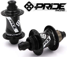 PRIDE  'CONTROL'  BMX Disc-Hubs Set Black