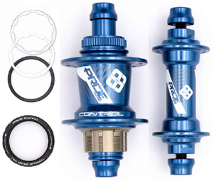 PRIDE  'CONTROL' EXPERT 28H  BMX Disc-Hubs Set Blue