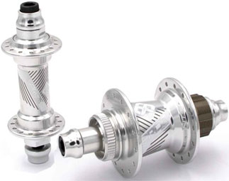 PRIDE  'CONTROL' EXPERT 28H  BMX Disc-Hubs Set Silver