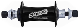 True Precision 'STEALTH S3' EXPERT FRONT Hubs BLACK