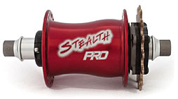True Precision 'STEALTH' BMX HR Hubs RED
