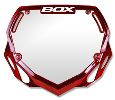 BOX PHASE1 SE Numberplate RED CHROME
