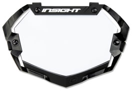 INSIGHT VISION V2  '3-D" MINI Numberplates Black