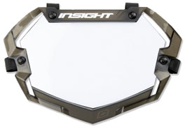 INSIGHT VISION V2  '3-D" MINI Numberplates Trans-Black
