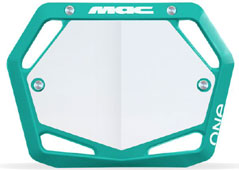 Mac 'ONE MINI Numberplates Teal