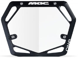Mac 'ONE PRO Numberplates Black