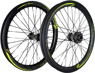 BOMBSHELL CSO CarbonOne80 Wheels 20 x 1,75" Yellow