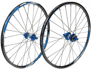 EXCESS 'XLC-2' MINI 28H CASSETTE WHEEL-SET BLUE