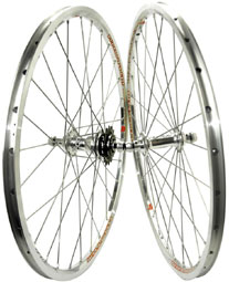 CRUPI RHYTHM 'QUAD' EXPERT 1-3/8" Wheel Set SILVER