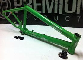 PREMIUM  "JOSH HARRINGTON  SIGNATUR" BMX FRAME&nbsp;Green