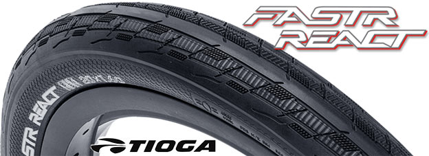 NEU! TIOGA "FASTR REACT" Kevlar  Falt-Reifen