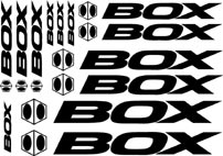 "BOX" Stickerpage Black