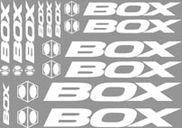"BOX" Stickerpage White