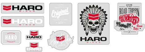 HARO 2017 STICKER-SET